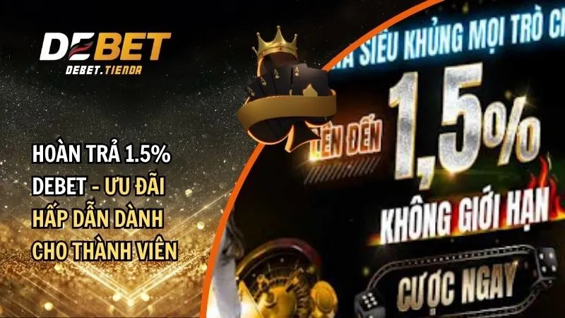 Hoàn Trả 1.5% Debet